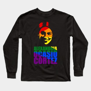 Alexandria Ocasio Cortez Shirt Long Sleeve T-Shirt